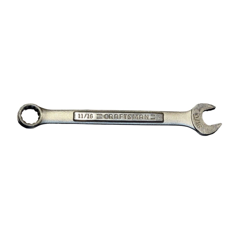 Vintage Craftsman VA-44698 11/16" 12-Point Combination Spanner/Wrench Hand Tool - Picture 5 of 6